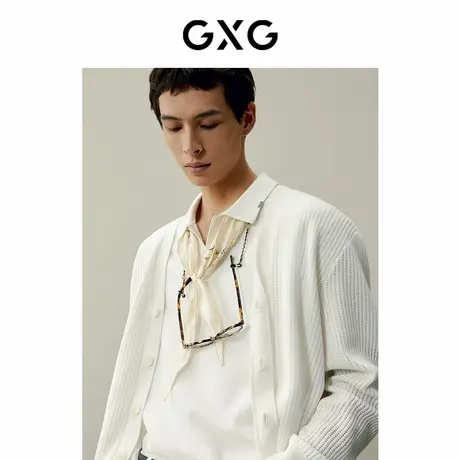【X】GXG男装简约休闲polo衫男士24年夏季品G24X242061图片