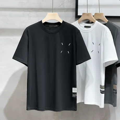 23夏季新款短袖T恤男宽松半袖潮流圆领百搭潮牌日系休闲时尚体恤商品大图