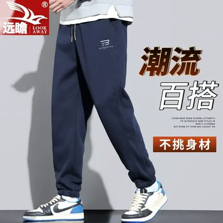 男士卫裤春秋季爆款2023新款潮牌宽松束脚运动裤工装休闲长裤子男商品大图