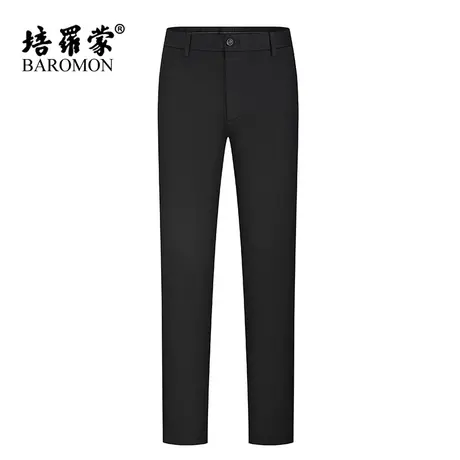 BAROMON/培罗蒙2024春季新款商务西裤休闲长裤男士直筒保暖休闲裤图片