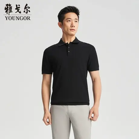 【商场同款】雅戈尔男士短袖POLO夏季新款官方商务休闲短袖T恤男图片