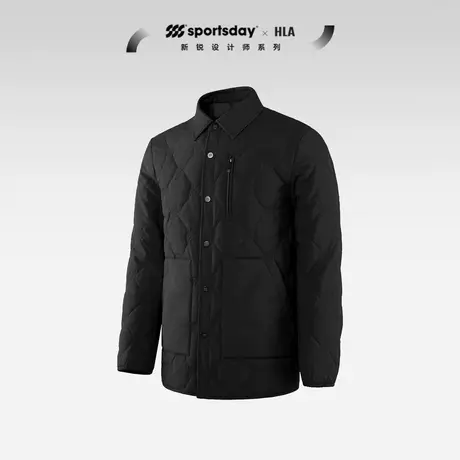 HLA/海澜之家sportsday荣耀马术棉服23秋冬新翻领保暖夹克外套男图片