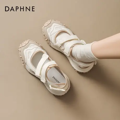 达芙妮厚底运动凉鞋2026新款夏季女款户外休闲外穿包头增高女鞋子图片