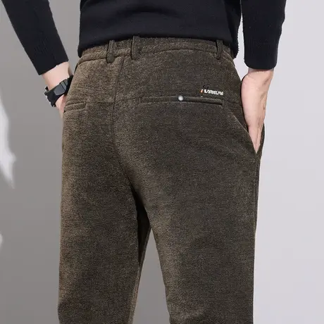 冬天秋冬款男士商务正装西裤冬季男装弹力直筒休闲裤子2023年新款商品大图