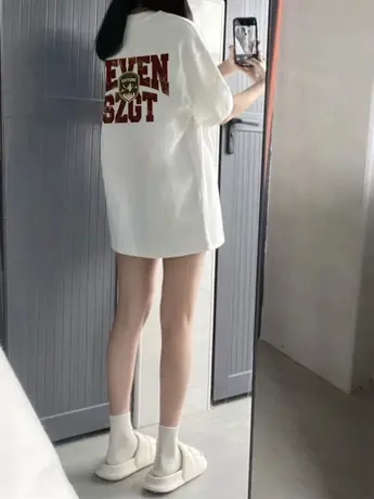 纯棉设计感小众短袖t恤女夏季新款潮牌港风chic宽松半袖上衣体恤图片