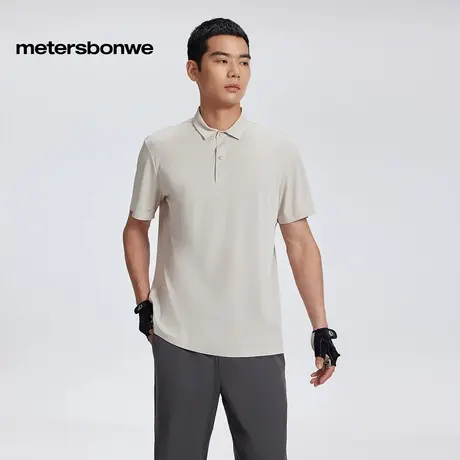 【蜜蜂心愿社】美特斯邦威polo衫2025春季新款运动户外短袖男士图片