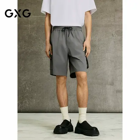 GXG男装 商场同款潮流工装短裤男通勤短裤  25夏新品G25X222005图片