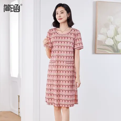 2024新款夏季大码显瘦连衣裙高端轻奢小香风中长款宽松裙子商品大图