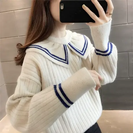 2023年新款冬装女士毛衣女装加厚秋冬爆款宽松外穿打底衫外套百搭图片