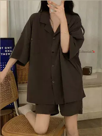 大码睡衣女装胖mm夏季短袖网红高级感可外穿薄款家居服套装200斤图片