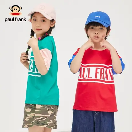 大嘴猴男女童装短袖t恤2023年夏季新品半袖中大儿童纯棉上衣体恤商品大图