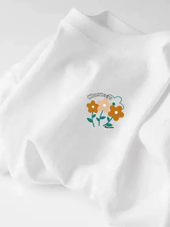 白色t恤女短袖春夏新款正肩t恤女圆领白t宽松不透上衣体桖打底衫图片