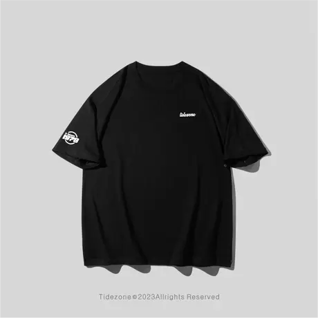 Ohlyah美式高街复古短袖T恤男夏季纯棉宽松数字1978印花情侣上衣图片