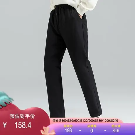 男款羽绒裤2023秋冬季新款白鸭绒保暖防风直筒棉裤加厚修身加绒商品大图