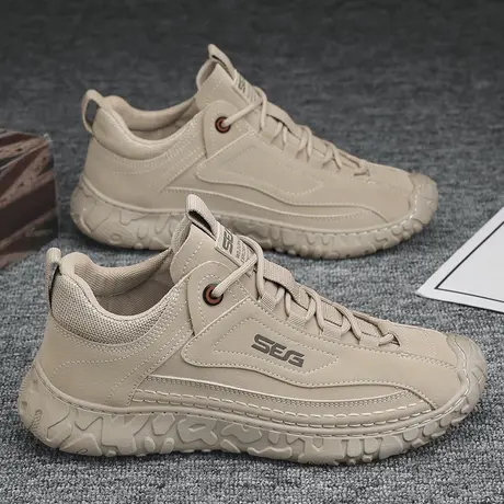 雨鞋男款时尚钓鱼水鞋工地劳保厨房防滑鞋男鞋防水鞋男士短筒雨靴商品大图