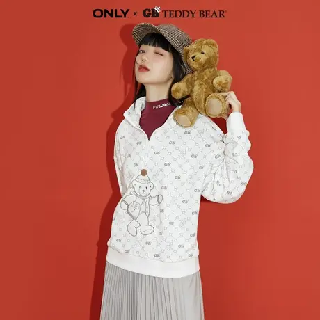 ONLY TEDDY BEAR泰迪熊联名满印套头卫衣女|12249S007商品大图