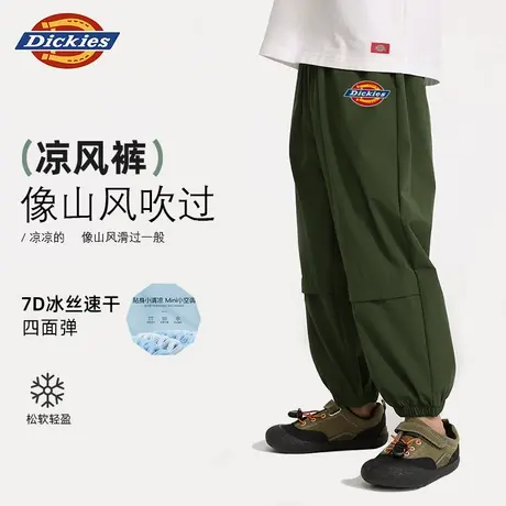Dickies童装男童裤子男孩户外运动防蚊裤儿童凉感速干夏季工装裤A商品大图