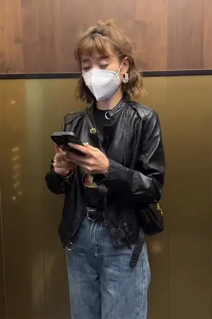 小皮衣外套女短款春秋新款韩版修身显瘦百搭立领机车服pu皮夹克潮商品大图