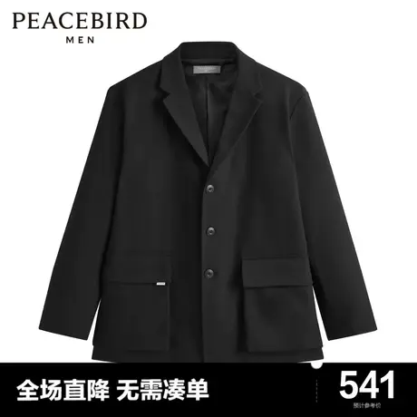 太平鸟男装奥莱  新款男士时尚休闲西装便服图片