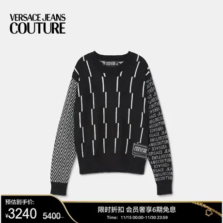 【甄选折扣】VERSACE JEANS COUTURE男Piece Number套头衫商品大图