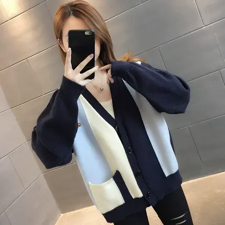 毛衣2024年新款女装春秋季春款春装女士针织开衫宽松百搭外穿爆款商品大图