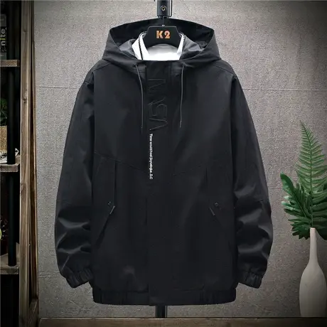 工装夹克外套男2022春季夹棉衣服2021年新款日系秋冬薄装冲锋衣潮商品大图