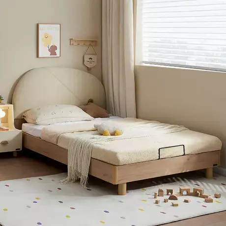 全友家居现代简约青少年地台床小户型榻榻米无床头拼接床图片