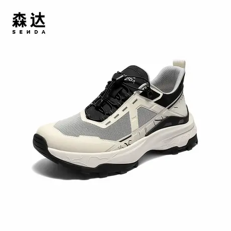 森达健步鞋男2025冬新商场同款户外潮流厚底休闲鞋2AA01DM5商品大图