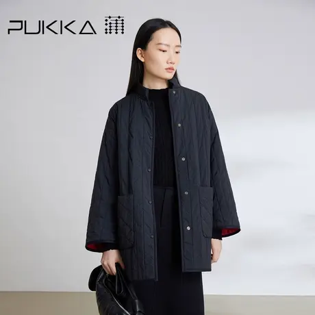 蒲PUKKA 立领羽绒服女士冬季保暖时尚外套2023年新款商场同款图片