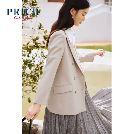 PRICH【直播专享】西装气质休闲宽松小众商务通勤百搭西装外套商品大图