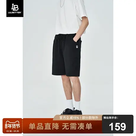 Lilbetter夏季短裤男ins潮牌休闲运动裤子2024新款五分裤宽松中裤商品大图