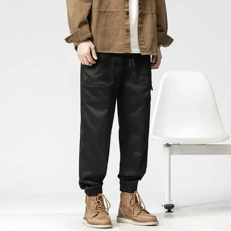 时尚潮流工装裤百搭裤子男款夏季多口袋裤子男夏季休闲裤商品大图