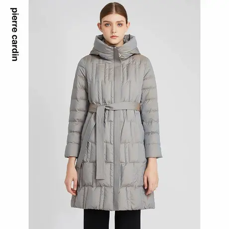 【皮尔卡丹女装】冬季通勤修身收腰连帽羽绒服【专柜正品】商品大图