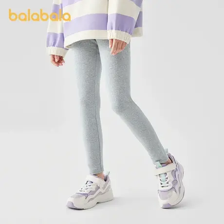 巴拉巴拉童装儿童打底裤女童2025秋装新款小童大童纯色弹力长裤子图片