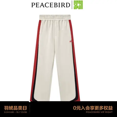 【商场同款】太平鸟女装2023秋季新款SPCN撞色休闲裤ASGBD3301商品大图