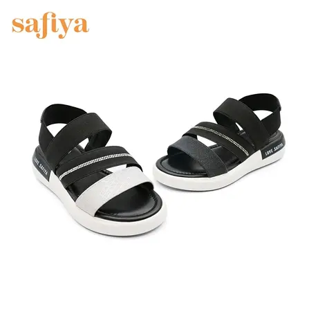 Safiya/索菲娅弹力一脚蹬运动凉鞋新款舒适凉鞋SF12115103商品大图