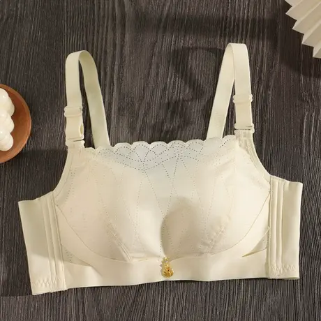 防走光内衣女小胸聚拢上托收副乳2024春季新款性感带抹胸式文胸罩图片