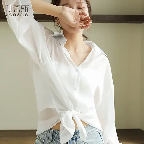 防晒衬衣女夏季薄款户外防紫外线透气百搭时尚宽松防晒服开衫外套图片