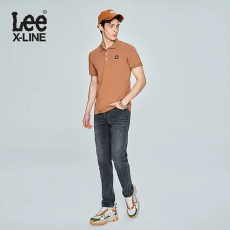 LeeXLINE23春夏新品轻薄726标准黑灰男牛仔裤凉凉裤LMB100726101图片