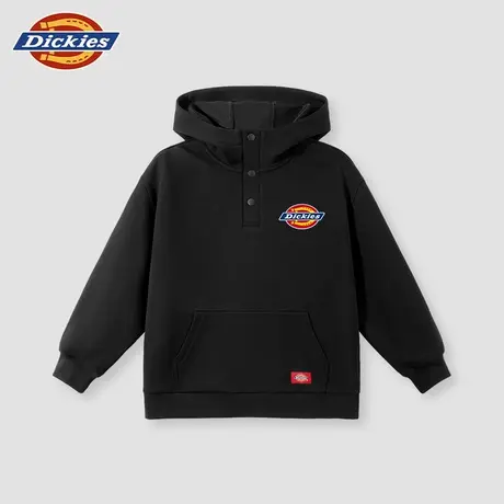 Dickies童装儿童卫衣男童早秋黑色连帽上衣男孩秋季2025新款衣服A图片