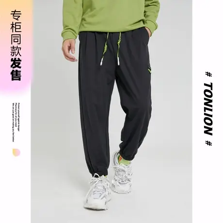 [商场同款]唐狮春秋季休闲长裤男亮色细节休闲裤时尚休闲青春潮图片