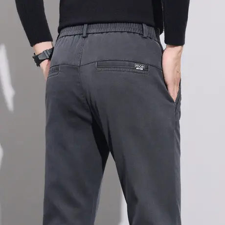 春季男士弹力直筒修身西装裤春秋款男装商务西裤2024新款休闲裤子商品大图