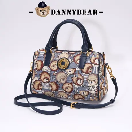 丹尼熊女包手提包斜挎包波士顿包 休闲小熊布包学院风DKB0115210商品大图