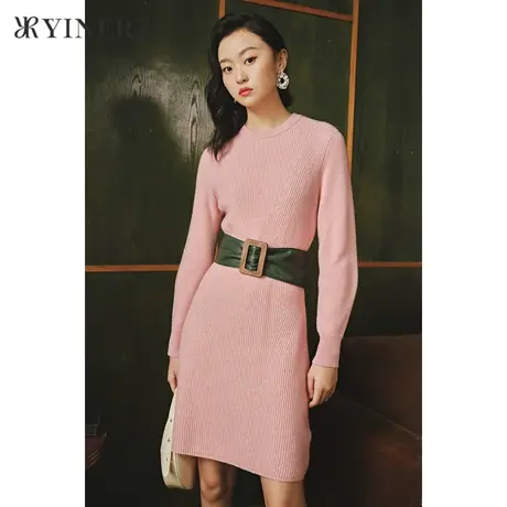 【1996系列】YINER音儿女装冬季羊毛针织连衣裙图片