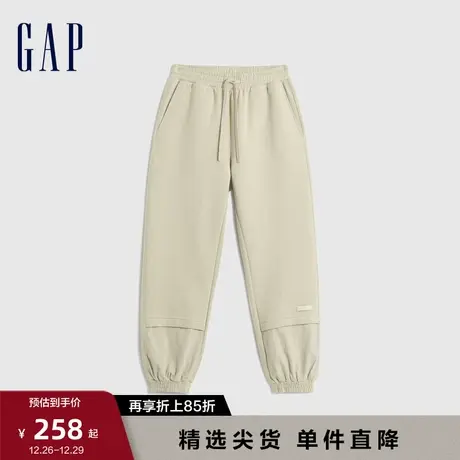 【断码优惠】Gap男装春秋LOGO拼接宽松运动裤卫裤束脚裤841304商品大图