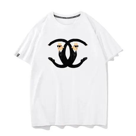 秀洛短袖恶搞老佛爷系列t恤男女情侣纪念潮牌时尚设计师打底衫TEE图片