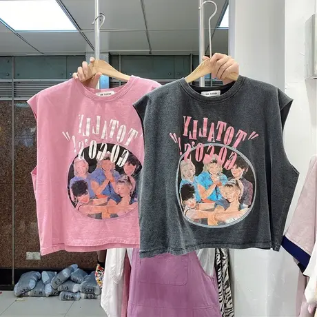 无袖t恤女夏季2021新款韩版宽松内搭百搭打底衫背心外穿上衣潮ins商品大图