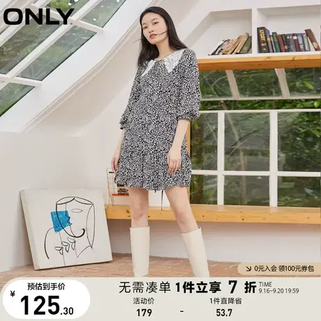 ONLY奥莱夏季小碎花图案短款小妖精裙设计连衣裙女图片