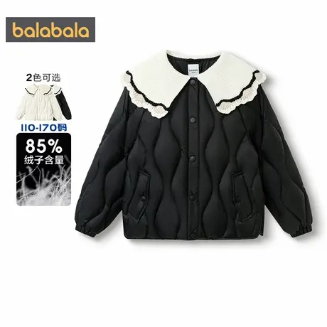 【商场同款】巴拉巴拉女童羽绒服中大童公主外套冬季新款童装上衣商品大图
