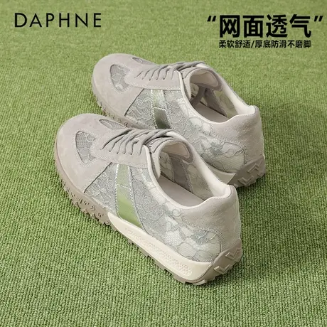 达芙妮芭蕾德训鞋女软底不累脚休闲单鞋2025秋新款网面透气阿甘鞋商品大图